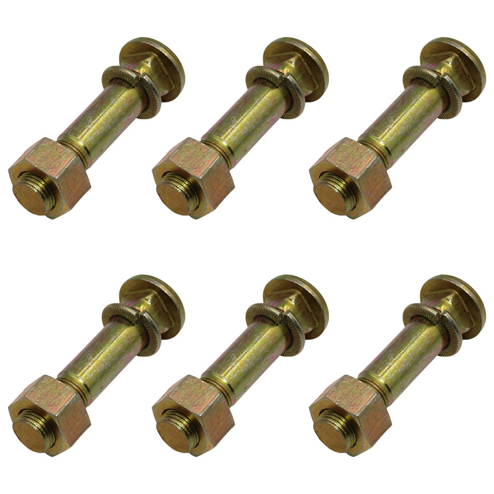 377749X1 Qty 6: Wheel Stud w/ Washer & Nut Fits Massey Ferguson TE20 TEA20 TED20