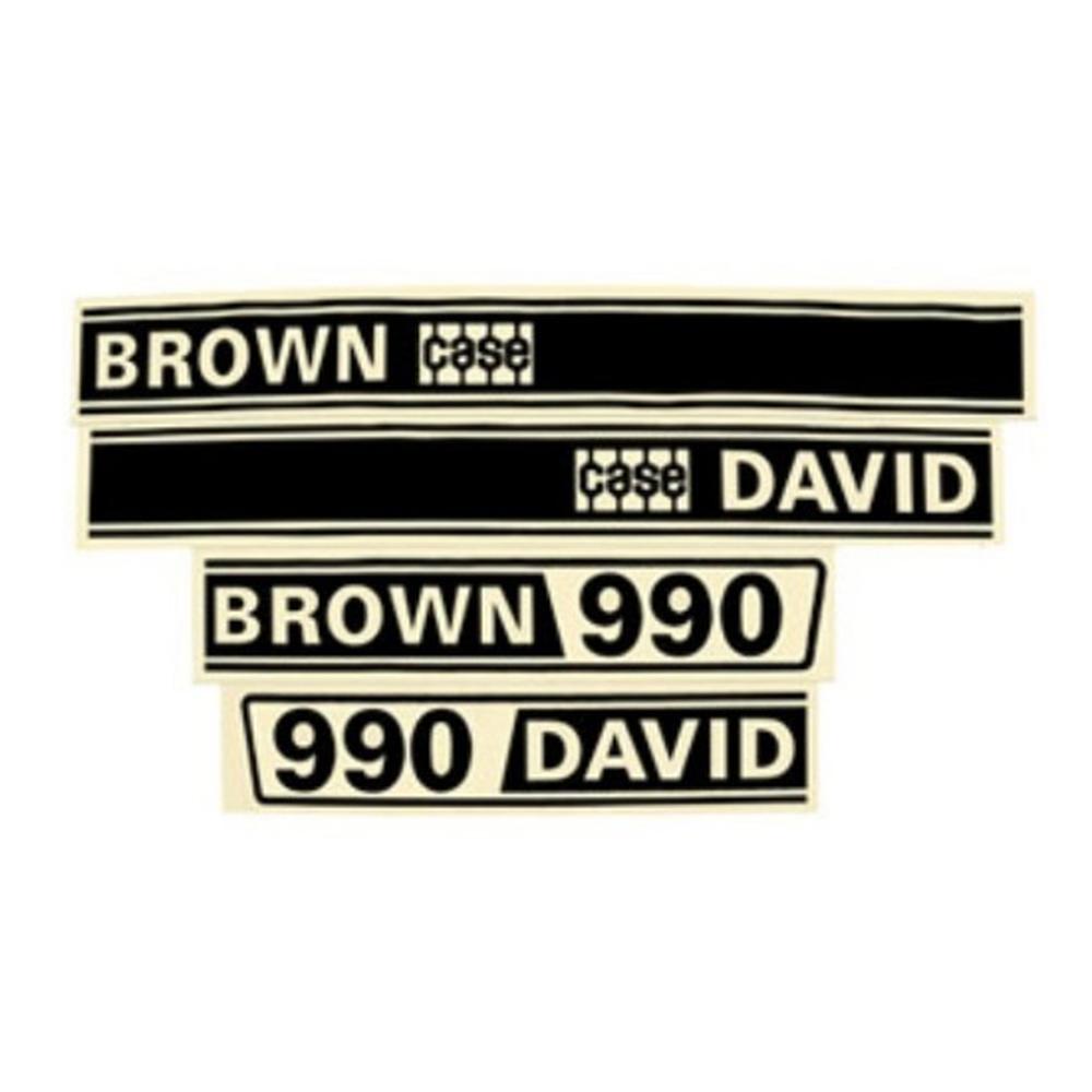 K949207 Hood Decal Set Fits David Brown