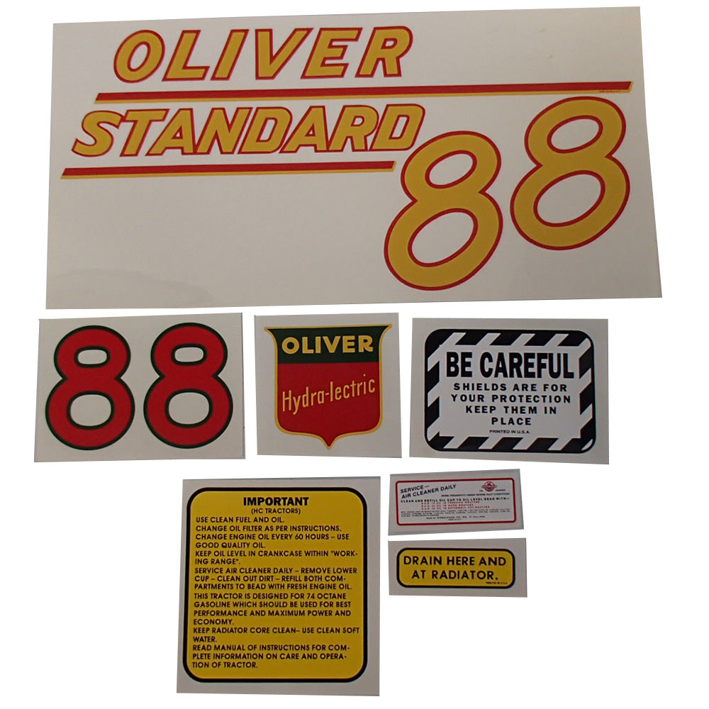 Mylar Decal Set Fits Oliver Replaces DEC370