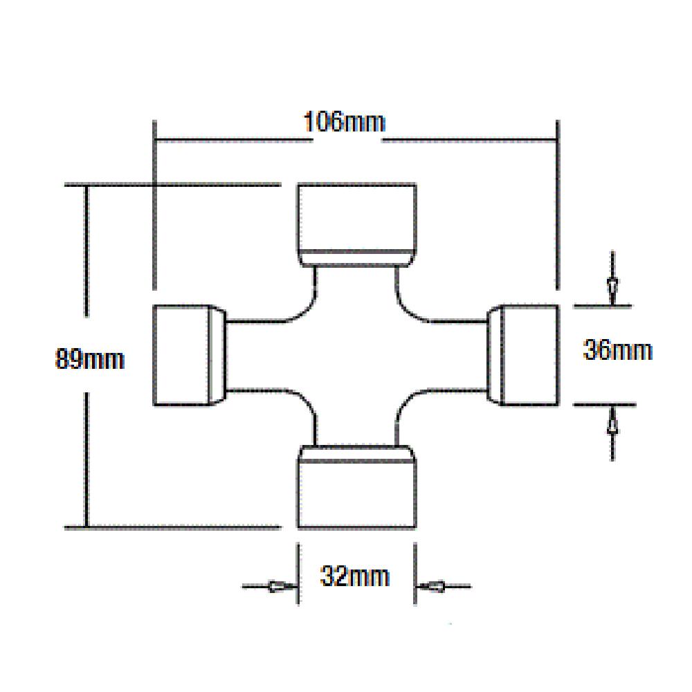DRF30-0058 - Cross & Bearing Kit
