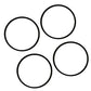Qty 4: Liner Seal Fits Ford/New Holland Replaces 81710307