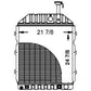 82847503 Radiator Fits Ford/New Holland