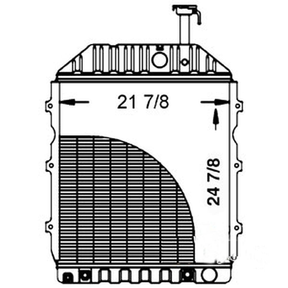 82847503 Radiator Fits Ford/New Holland