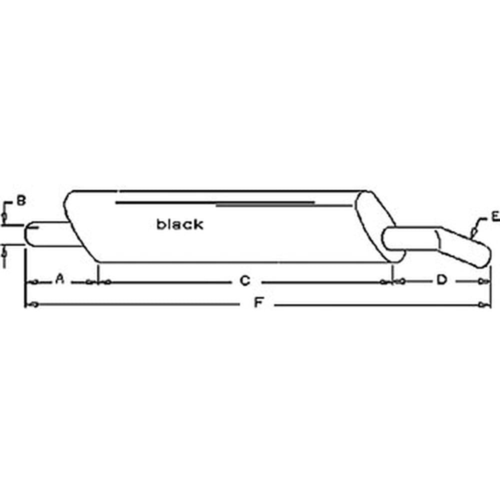 MUFFLER FOR PART 83908359 83949816 83958580 D6NN5230B D9NN5230DA17M