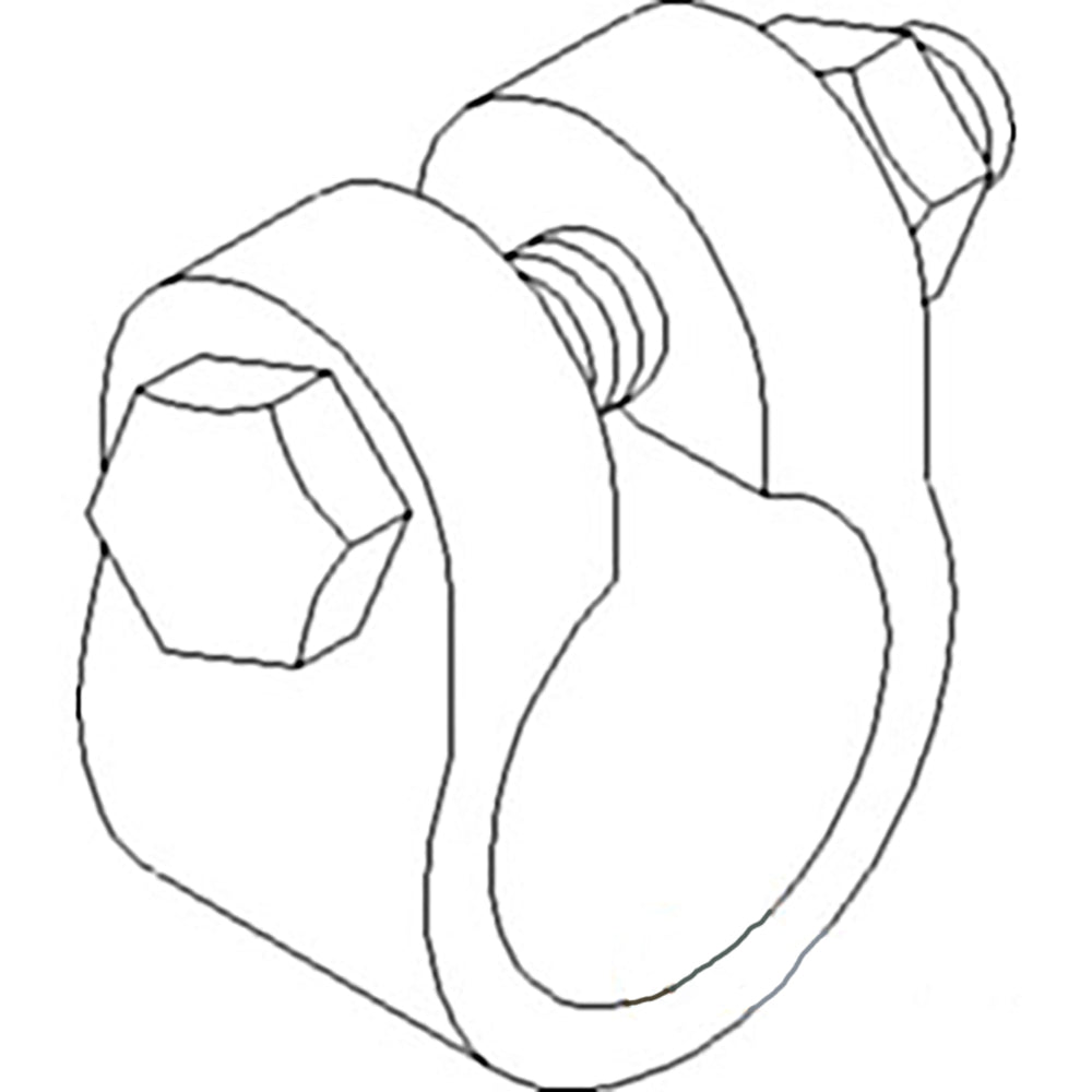 E6NN3287AA Tie Rod Clamp Fits Ford New Holland Industrial 455 550 555 555A