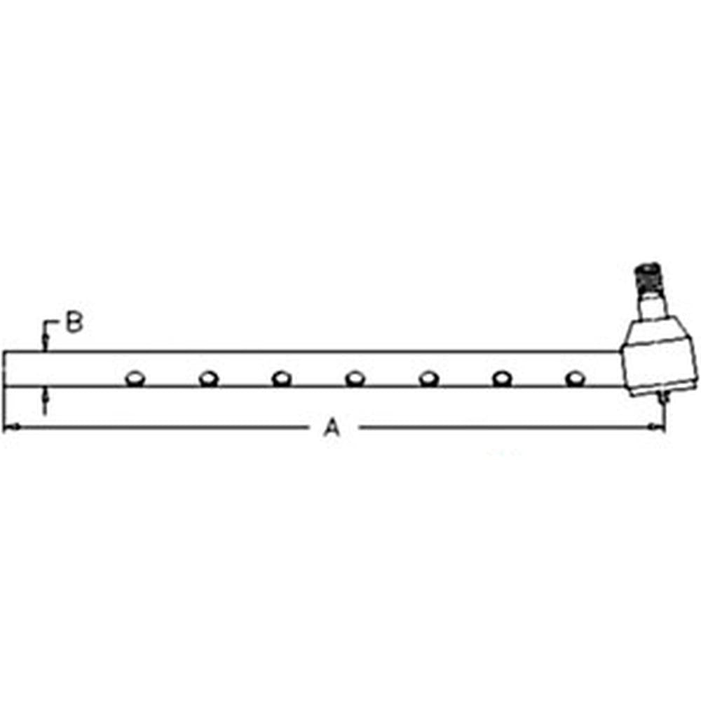E7NN3278AA New Inner Tie Rod Fits Ford New Holland 3230 3430 3930 4130 4630
