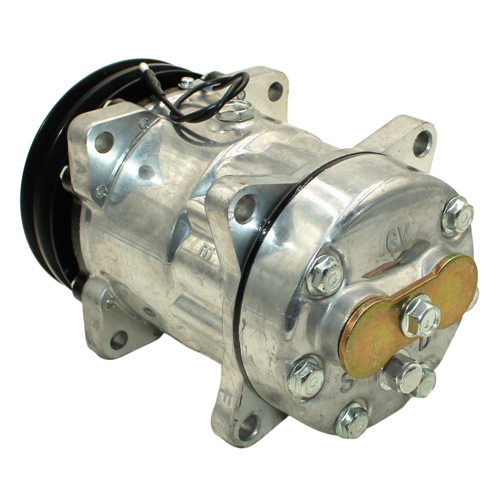 A/C Compressor with Clutch Fits Ford/New Holland Replaces 6630