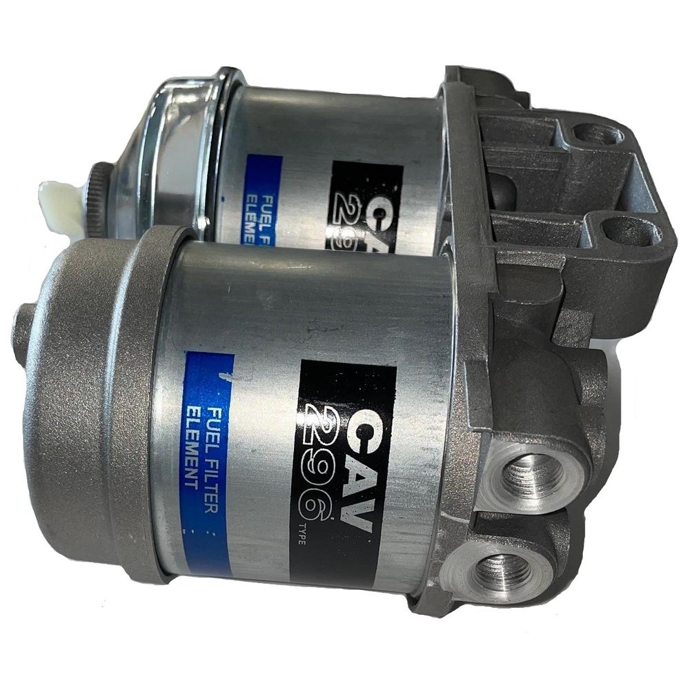 EBPN9N166AA Fuel Filter Assembly, Dual W/ Glass Bowl Fits Ford, Fits New Holland