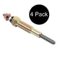 Qty 4: Glow Plug Fits Case/International Harvester Replaces 1273118c1
