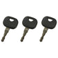 Qty 3: Keys Fits Universal Products Replaces 11306919 for Backhoe Loaders
