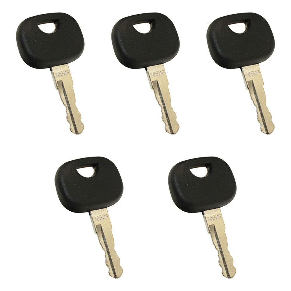 (5) Keys Fits Volvo Compact Mini-Loader Fits Champion Road Grader Zettelmeyer G1