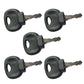 (5) Compaction Equipment Ignition Keys with Dust Skirt fits Bomag Roller 14707