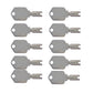 Qty 10: Key(s)
 Fits Ford/New Holland Replaces ELI80-0090_x10