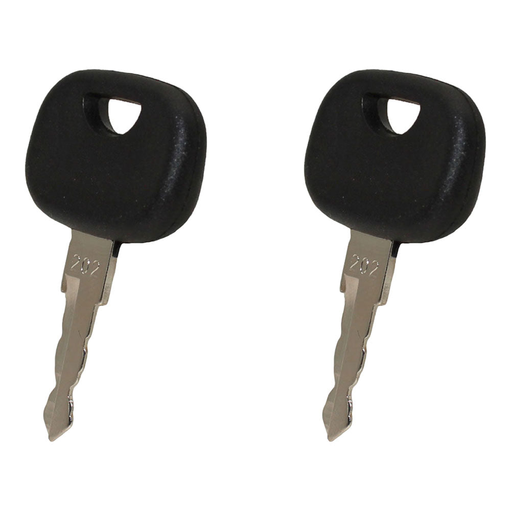 202 Qty 2: Key(s) Fits John Deere