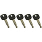 459A Qty 5: Key(s) Fits Kubota KX121-3 KX161-3 KX36-3 KX61-3 KX71-3 KX91-3 U35