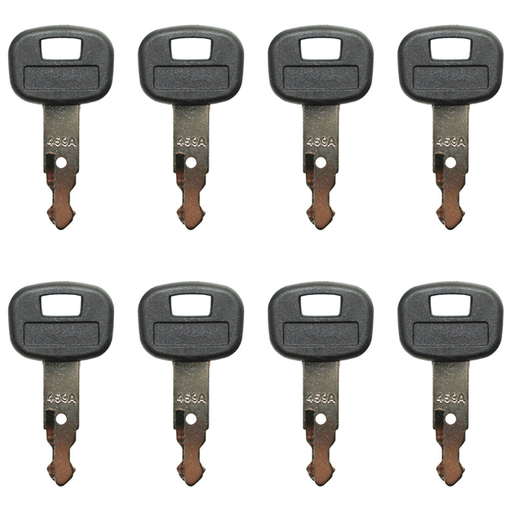 459A Qty 8: Key(s) Fits Kubota KX121-3 KX161-3 KX36-3 KX61-3 KX71-3 KX91-3 U35