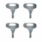 4 Keys Fits Kubota B GL Broce Lay-Mor Tennant Allmand Gehl Thomas 55240 B3