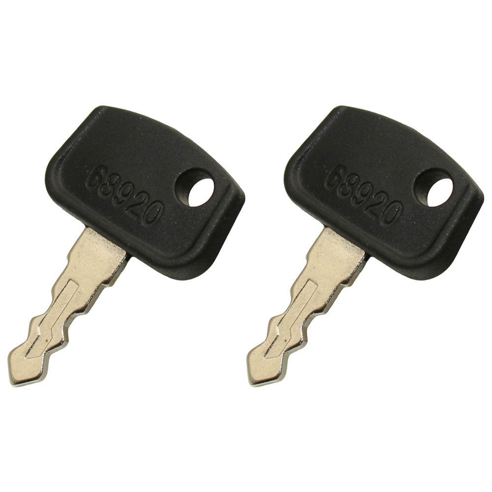 68920 Qty 2: Key(s) Fits Kubota B26 BX1850 BX1860 BX2350 BX2360 BX24 BX25 BX2660