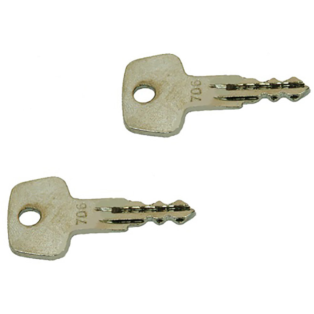 706-KEY Qty 2: Key(s) Fits Liebherr