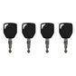 4 Equipment Ignition Keys for Terex for Fermac Fits JCB Backhoe