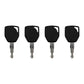 4 Equipment Ignition Keys for Terex for Fermac Fits JCB Backhoe