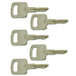 (5) Heavy Equipment Keys Ignition Start Starter Key Set fits JLG Lift Machines