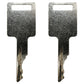 (2) Fits Case Heavy Equipment Keys for Backhoe, Skid Steer Equipment