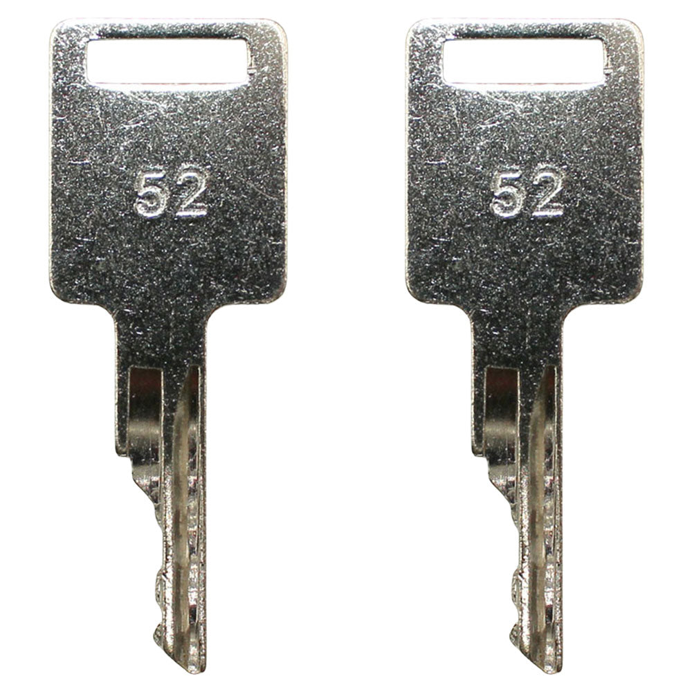 2 Heavy Equipment Keys Fits Case Backhoe & Skid Steer Loader A77313