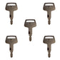 (5) Keys Fit Fits John Deere Fit Hitachi Excavators Fits Case Dozer Fit Fits