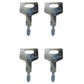 Qty 4: Key(s) Fits Takeuchi Replaces 17001-00019
