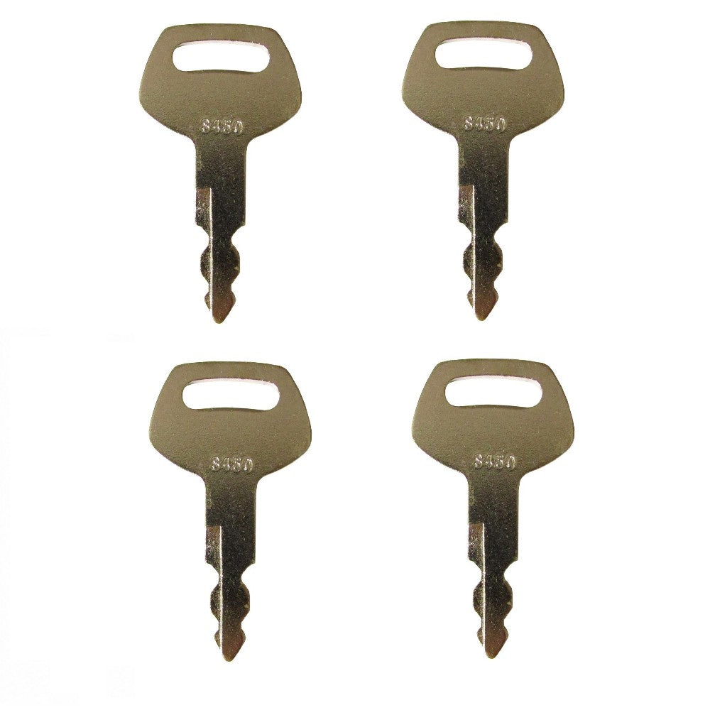 (4) S450 Ignition Switch Keys Fits Case Fits Linkbelt Fits JCB Fits Sumitomo