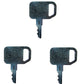 T209428 Qty 3: Key(s) Fits John Deere 240 250 260 270 280 312GR 313 314G 315