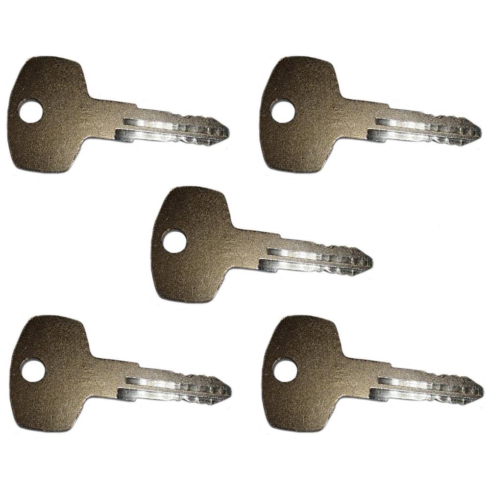 (5) Fork Lift Ignition Start Switch Keys X7 Fits Nissan Forklift Truck Equipment