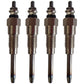 4X Glow Plug for 6655233 Fits Bobcat 751 753 763 773 7753 S160 S175 S185