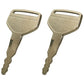 Qty 2: Ignition Key Fits Kubota Replaces 36919-75182