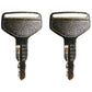 Qty 2: Ignition Key Fits Kubota Replaces 36919-75182