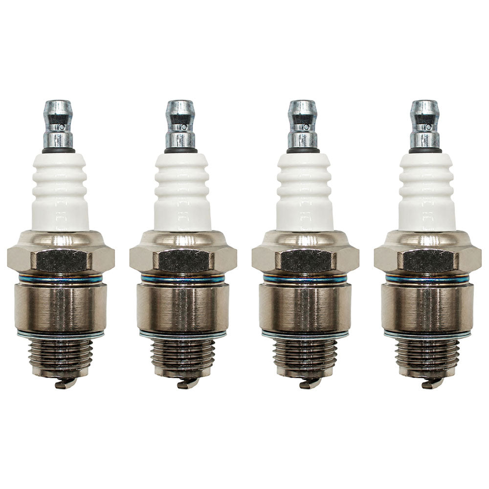 4 Pack Spark Plugs Fits Champion J19LM Fits Briggs and Stratton 492167 492167S