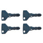 Qty. 4: Equipment Key Fits Cub Cadet Replaces 879480