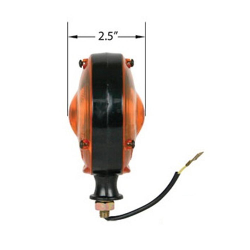 Amber Safety Warning Light Pair 12 Volt Fits Allis Chalmers