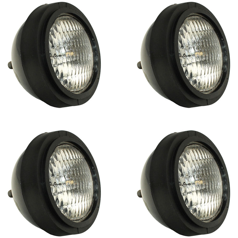 388945R1 Qty 4: 12V Sealed Beam Headlight Fits Case/International Harvester