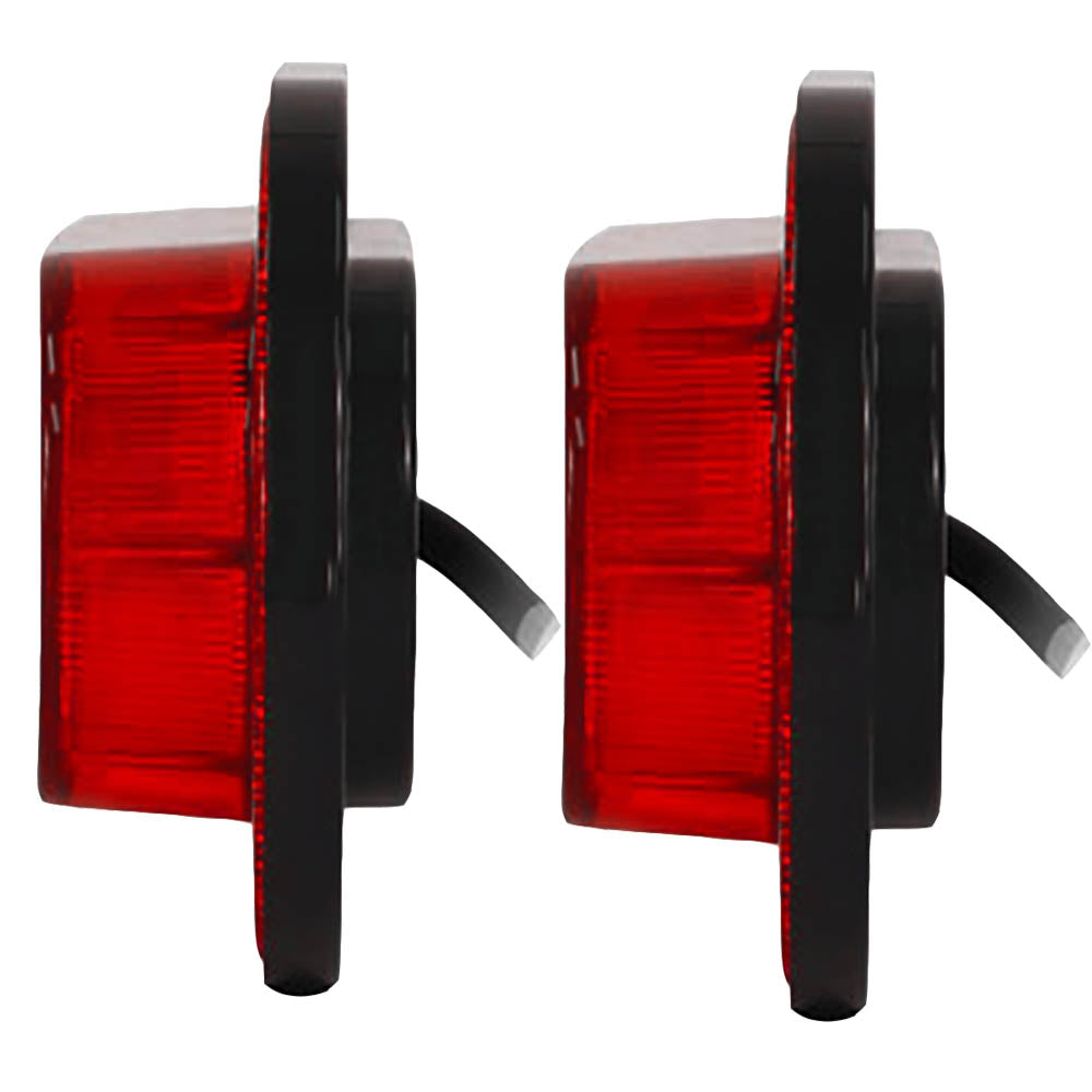 30-3153347 Qty 2: Red LED Warning Light Fits White Oliver