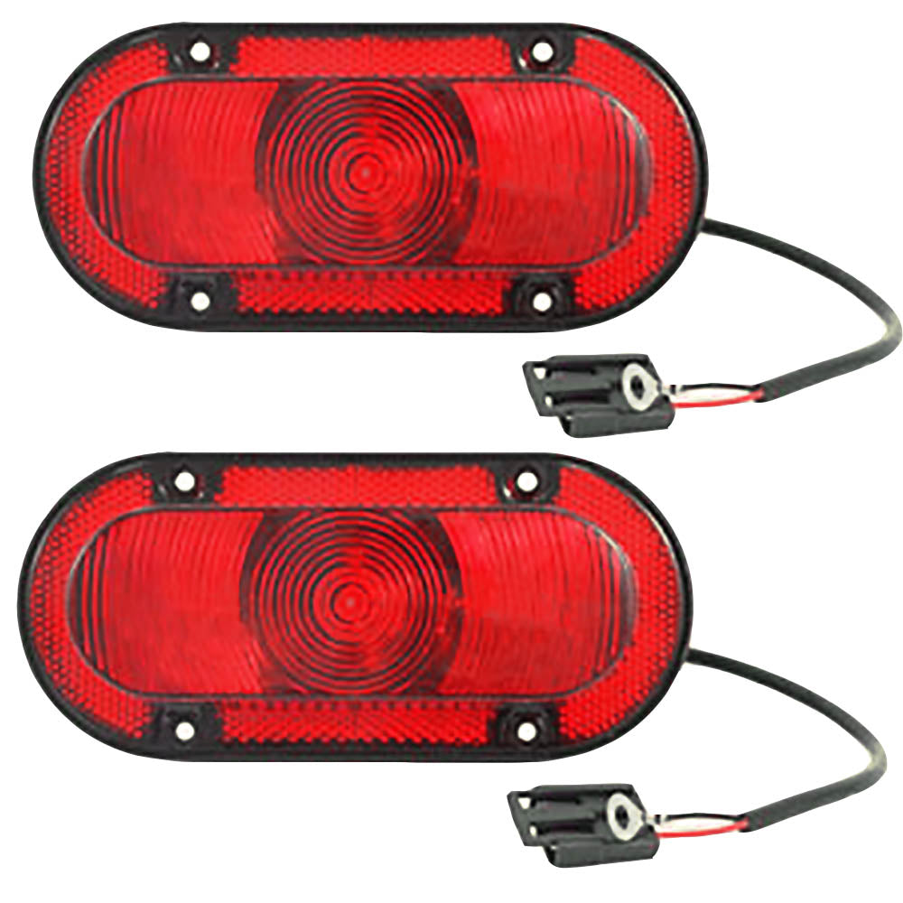 ELJ50-0335_x2 Qty 2: Red LED Warning Light Fits Allis Chalmers
