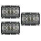 Qty 3: Rectangle LED Headlights Fits Case IH Replaces 133291C1