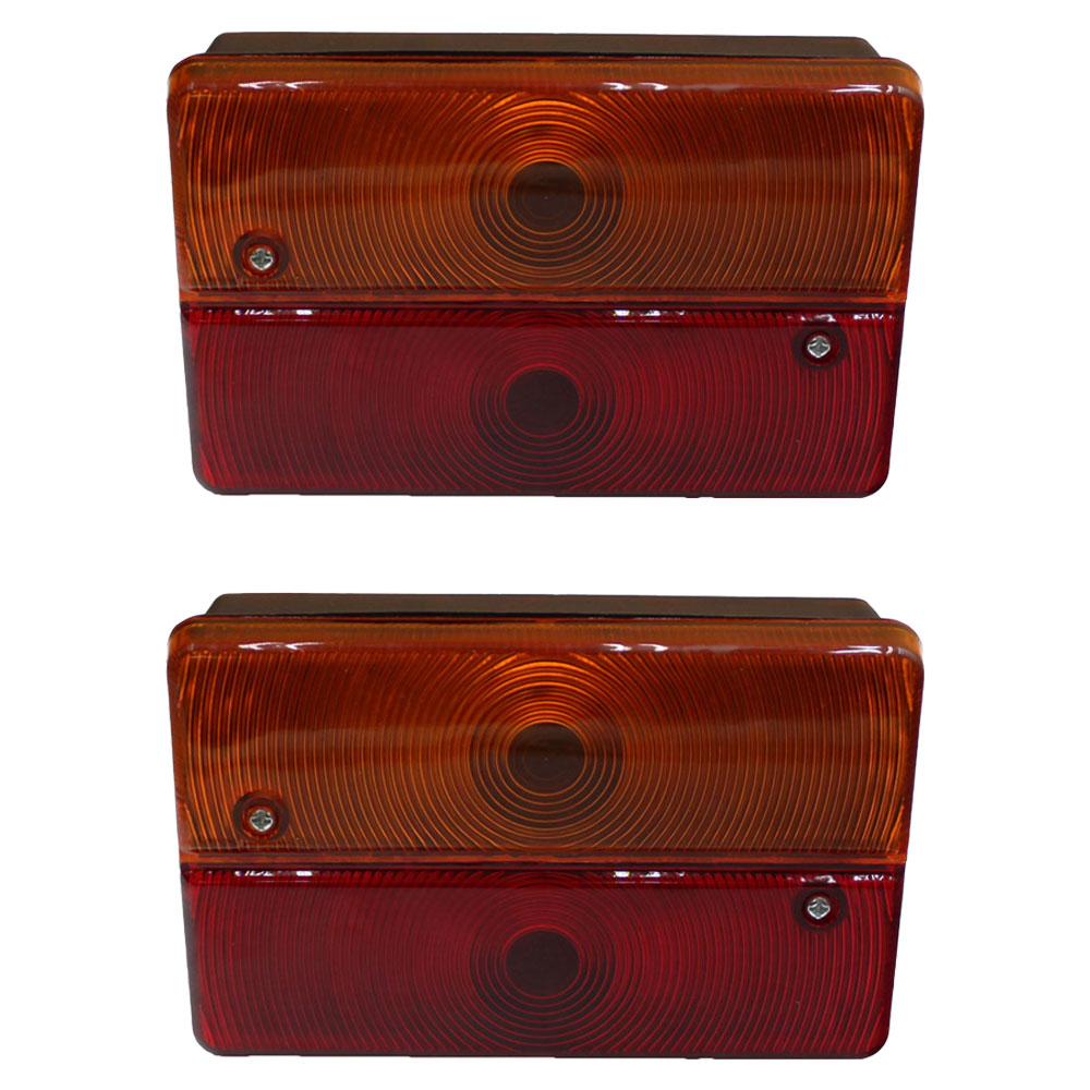 Set of (2) Rear Stop Light Assembly Fits JCB Rough Terrain Forklift 930-4 926-4
