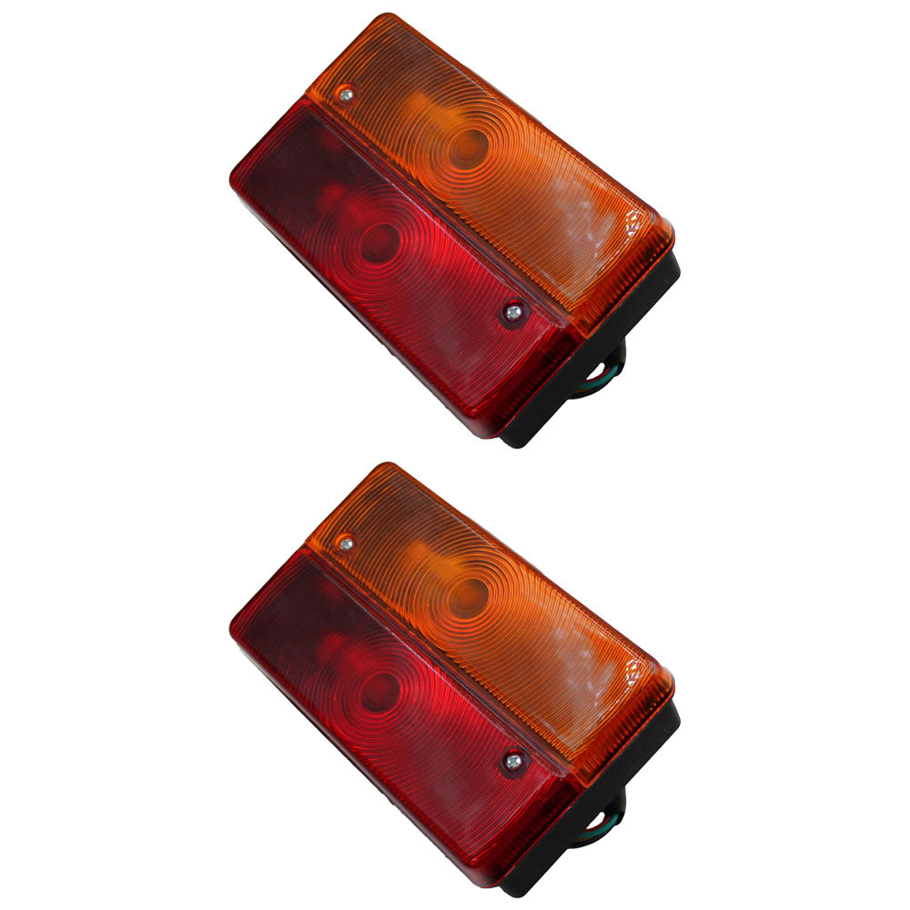 Set of (2) Rear Stop Light Assembly Fits JCB Rough Terrain Forklift 930-4 926-4