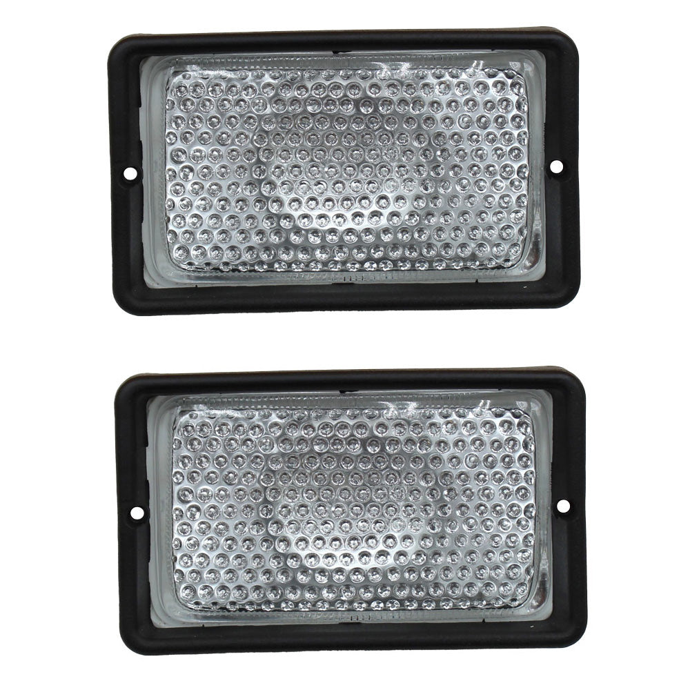 (2) 12v Front / Rear Complete Working Light 700/31800 Fits JCB Wheel Loaders