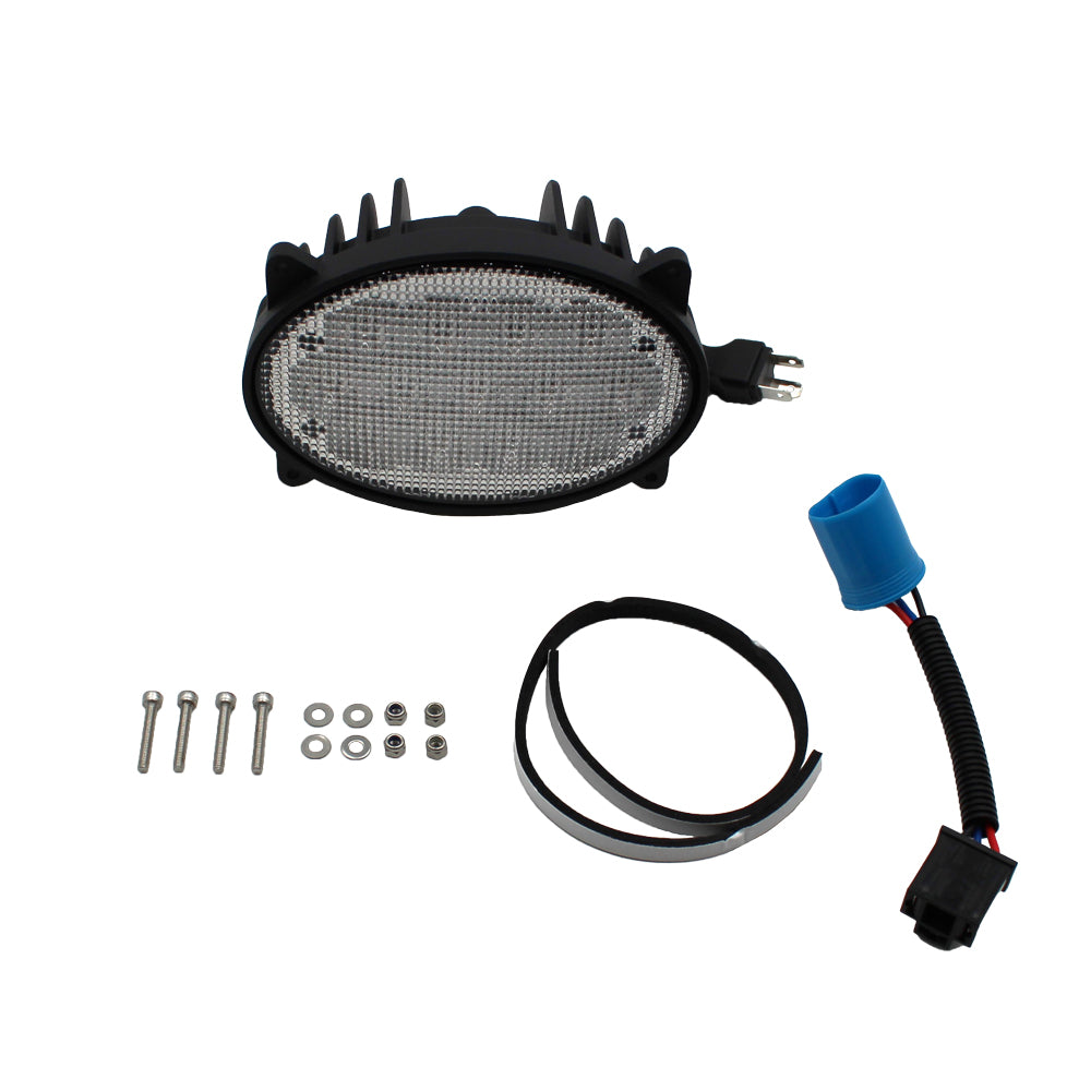 87106352 Oval Hi / Low LED Flood Work Lamp Fits Case/International Harvester 420