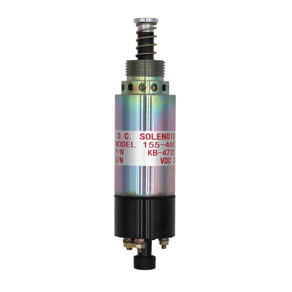 24V 8C-3663 155-4652 125-5772 Shut Off Solenoid Fits CAT 3126 3114 3116