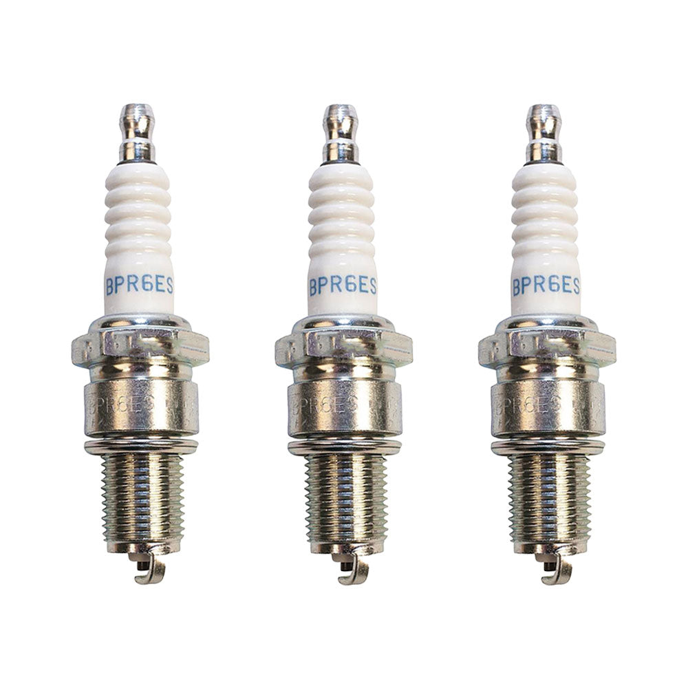 Fits NGK BPR6ES Spark Plug 7131 Fits Honda Snow Blower Pressure Washer 3 Pack