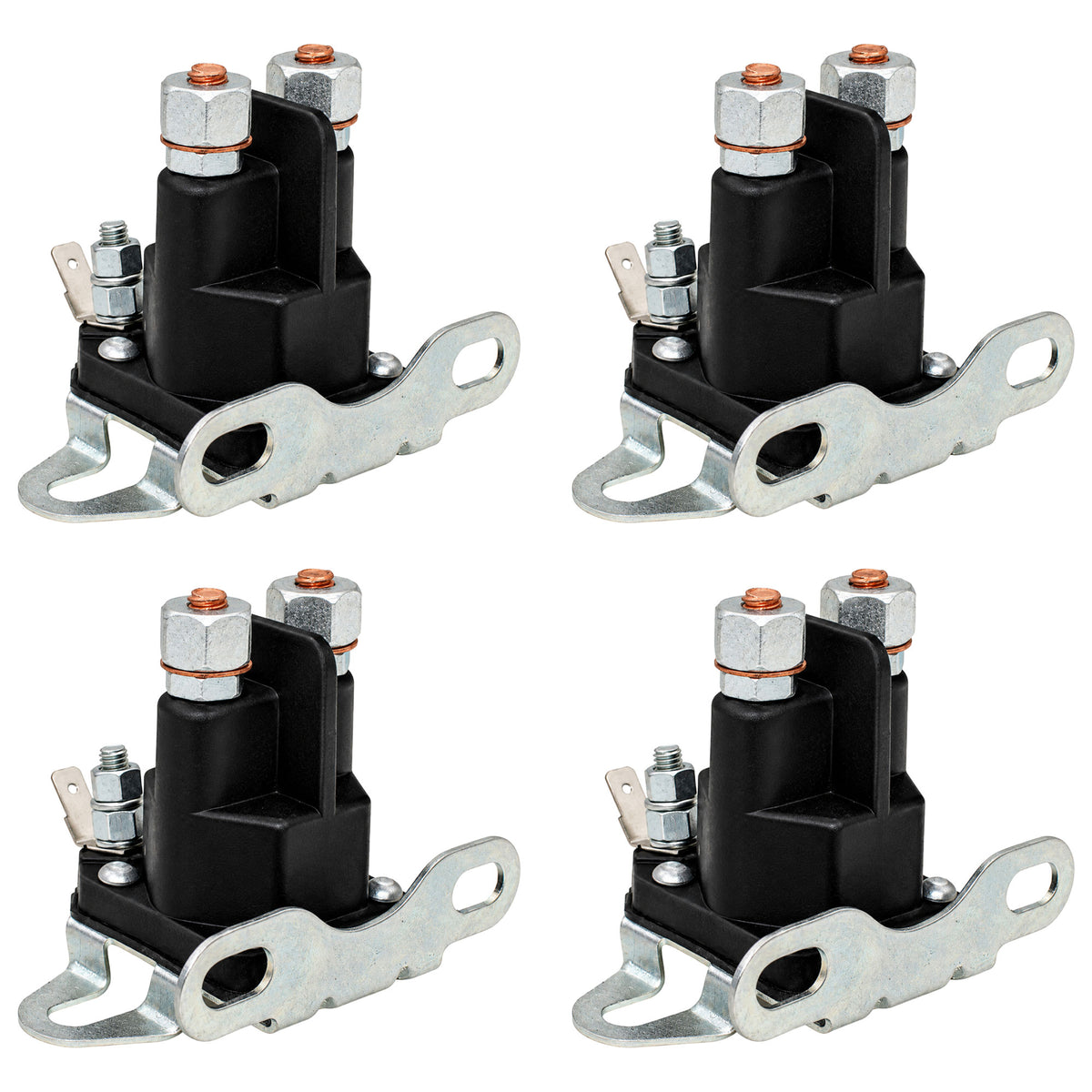 Qty 4: Starter Solenoids Fits Cub Cadet Replaces 1717048